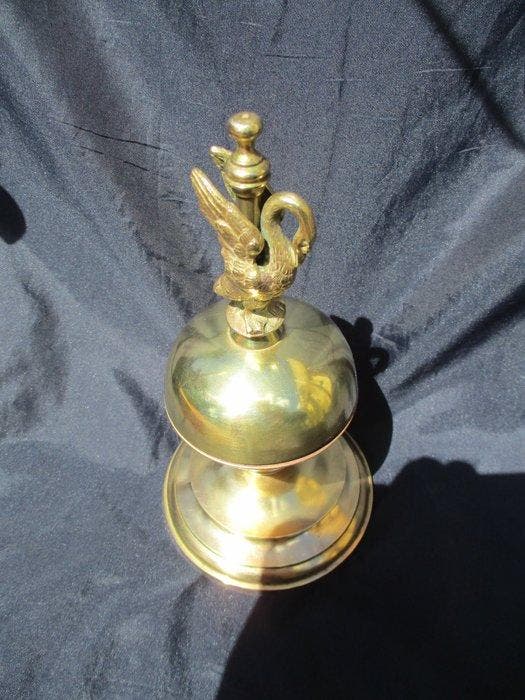 Sonnette dappel - Clochette de table, Statuette Cygne, Antiek en Kunst, Antiek | Overige Antiek