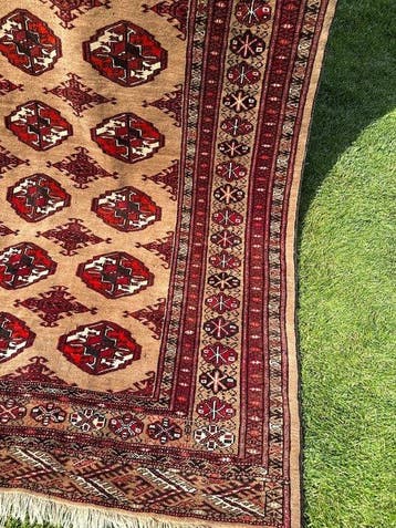 Uniek Turkmen tapijt - Tapijt - 300 cm - 200 cm, Huis en Inrichting, Nieuw