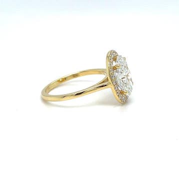 Sans prix de réserve - Bague - 18 carats Or jaune - 3.00ct.