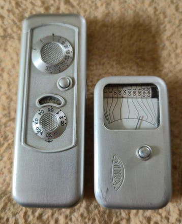 Minox Minox Sammlung, A, 2 x B, BL, C und LX, Etuis,