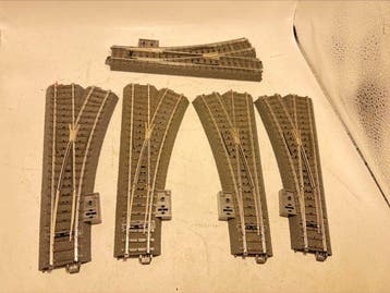 Märklin, Viessmann H0 - 24611/24612 - Modeltreinsporen (5) -, Nieuw