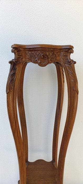 Tafelstandaard - Walnoot - Tafel / sokkel / bloempot