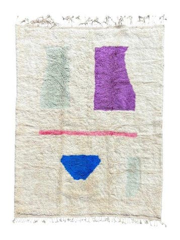 Tapis berbère moderne marocain – Tapis berbère coloré -
