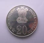 Inde. 10 + 20 Rupees 1973 (Lote de 2 monedas) (Sans prix de, Timbres & Monnaies