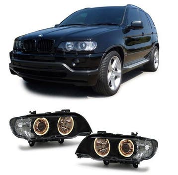 Angel Eyes (Geel) Koplampen Xenon BMW X5 E53 B5822, Nieuw, BMW