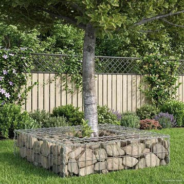 vidaXL Gabion verhoogd bed 80 x 80 x 20 cm Gegevens staal, Verzenden, Nieuw