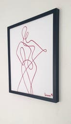 Liesens - Come together (Handpainted on canvas met lijst)