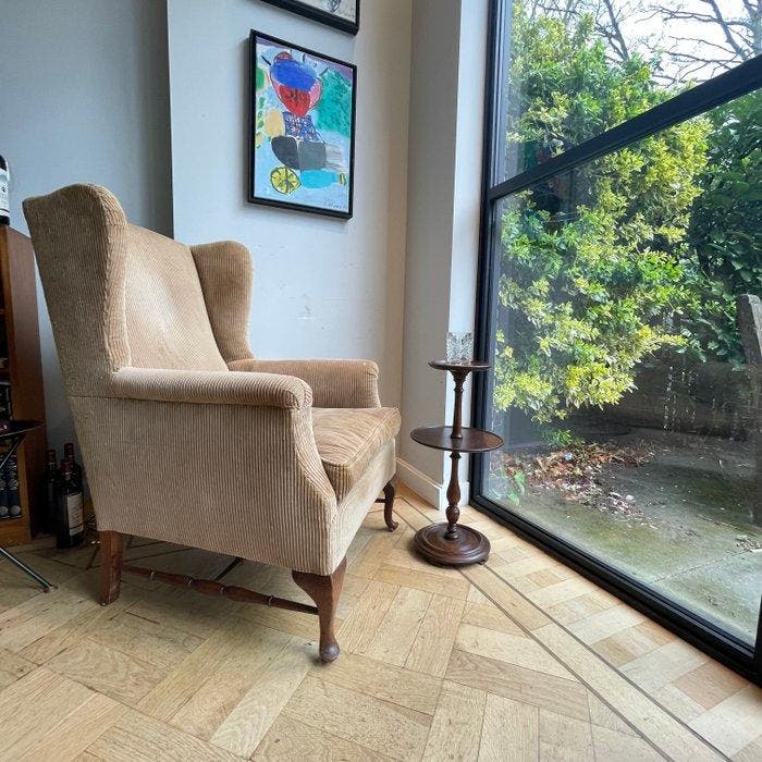 Plantentafel - etagere - Mahonie, Antiek en Kunst, Curiosa en Brocante