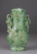Vaas gesculpte Chinees - Taotie archaïsch - Ketting -