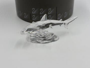 Swarovski - Beeldje - Shark baby - 269236 - Boxed - Kristal