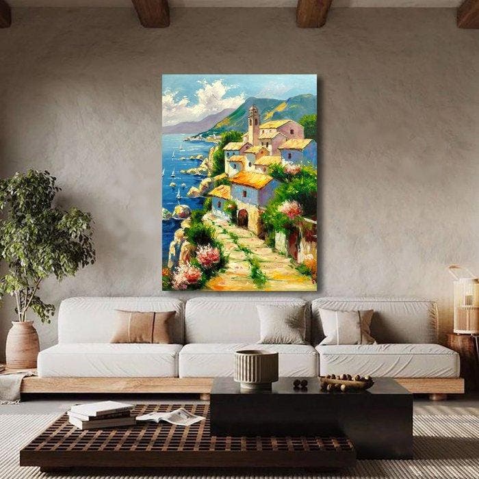 Jarol (XX-XXI) - Luz entre los tejados”, Antiquités & Art, Art | Peinture | Classique