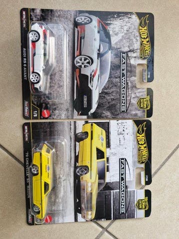 Hot Wheels 1:64 - Modelauto (5) - Audi RS 6 Avant; 70, Nieuw