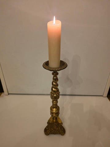 Chandelier - Cuivre - Grosse et lourde antique ke