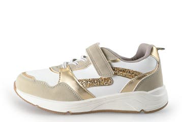 Milo &amp; Mila Sneakers Meisjes in maat 35 Beige, Enfants & Bébés, Vêtements enfant | Chaussures & Chaussettes, Verzenden, Schoenen