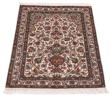 Nouveau tapis en soie cachemire - Très fin - Tapis - 93 cm -