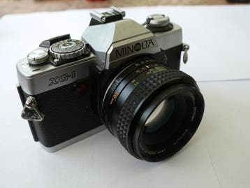 Minolta XG1 + MC Rokkor PF 1.7/50mm | Analoge camera, Audio, Tv en Foto, Nieuw