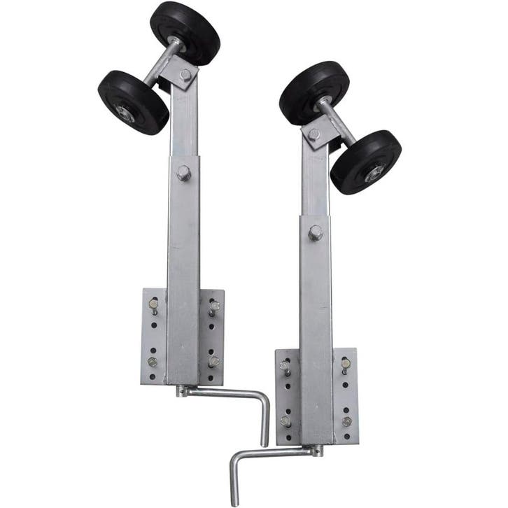 vidaXL 2-delige Rollerboegsteunenset voor boottrailer 59-84, Watersport en Boten, Bootonderdelen, Nieuw, Verzenden