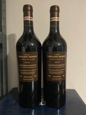 2012 Château Troplong Mondot - Saint-Émilion 1er Grand Cru, Nieuw