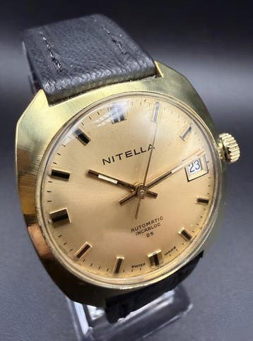 Nitella - Automatic Cal. ETA 2782 – Gold Plated - Serviced -, Nieuw