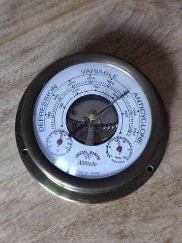Altitude - Weerstation - messing en glas