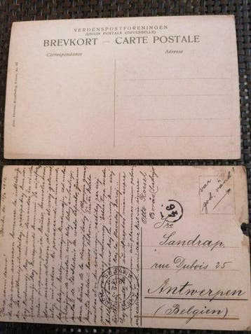Scandinavië - PK uit Scandinavië vanaf 1899 - Ansichtkaart, Gelopen