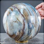 Gebandeerde Ocean-Jaspis-kogel – Zachte natuurkunst in