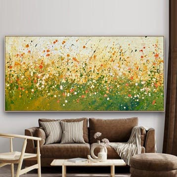 Cornelio Reut - Il tempo del raccolto XXL, Antiek en Kunst, Kunst | Schilderijen | Modern