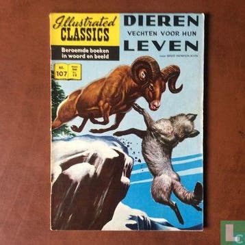 Dieren vechten voor hun leven - 1960, Eén comic, Verzenden, Europa, Zo goed als nieuw