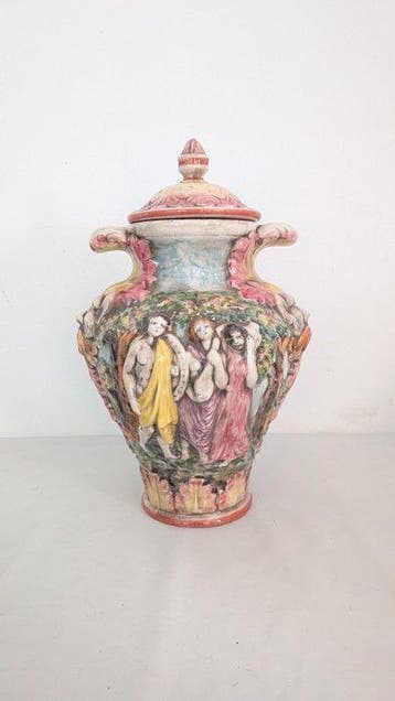 Capodimonte - Vase - Céramique - GRANDES DIMENSIONS, Antiquités & Art