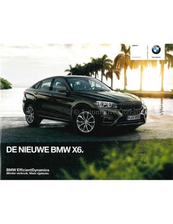 2014 BMW X6 BROCHURE NEDERLANDS, Nieuw