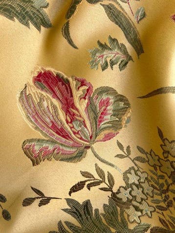 Klassieke damaststof. San Leucio goud - Textiel - 280 cm -
