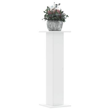 vidaXL Plantenstandaards 2 st 30x30x95 cm bewerkt hout wit, Tuin en Terras, Verzenden, Nieuw