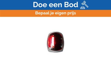 Bieden: SCI LED silver starboard navigation light black coa, Ophalen of Verzenden, Nieuw