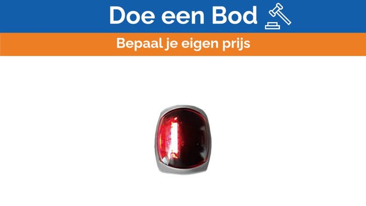 Bieden: SCI LED silver starboard navigation light black coa, Sports nautiques & Bateaux, Accessoires navigation, Enlèvement ou Envoi