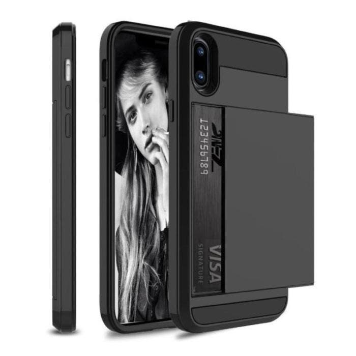 iPhone XS Max  - Wallet Card Slot Cover Case Hoesje Business, Telecommunicatie, Mobiele telefoons | Hoesjes en Screenprotectors | Apple iPhone