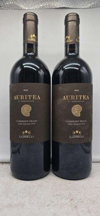 2016 Lunelli, Auritea Cabernet Franc - Toscane - 2 Flessen