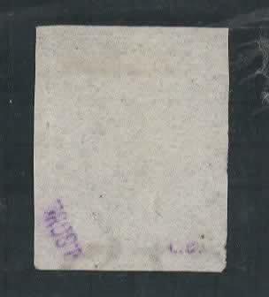 Zwitserland 1843 - Zürich zes, type III, zwart gestempelde, Gestempeld
