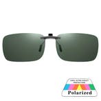 Fako Sunglasses - Clip On Voorzet Zonnebril Gun Metal In Box, Verzenden