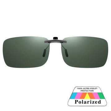 Fako Sunglasses - Clip On Voorzet Zonnebril Gun Metal In Box, Verzenden, Nieuw