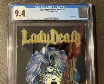 Lady Death - Lot : #1 CGC + 2-3 + Special PinUps #1 • Rarity