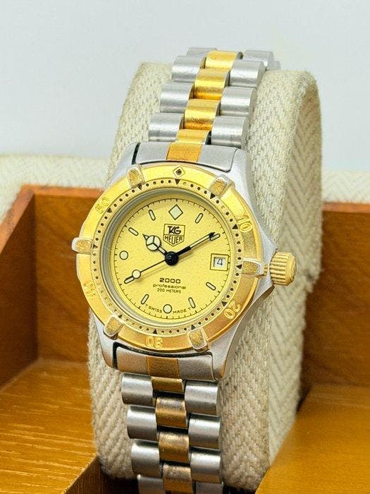 TAG Heuer - 2000 Professional 200Meters - Zonder, Handtassen en Accessoires, Horloges | Antiek