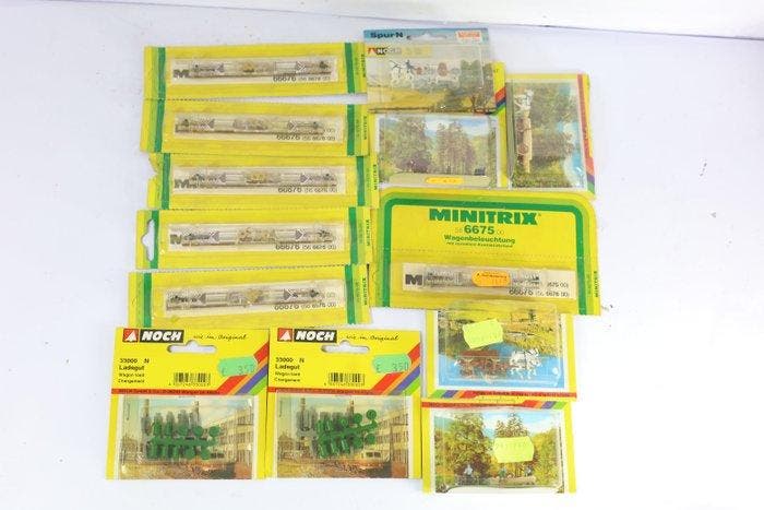 Minitrix, Noch N - 6675/6676 - Modeltrein verlichting (1) -, Hobby & Loisirs créatifs, Trains miniatures | Échelle N