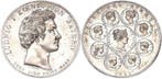 Duitsland, Bayern. Ludwig I. 1825-1848. Konv.-Taler 1828