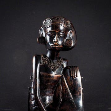 Art deco beeld Balinese vrouw - 1930/1950 - Bali Indonesië