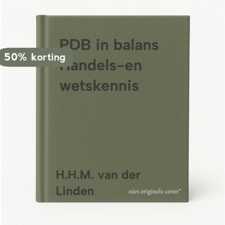 PDB in balans Handels-en wetskennis 9789041504111, Boeken, Schoolboeken, Gelezen, Verzenden