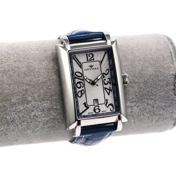 Optima - Swiss Made Watch - OSM123-SL-1 - Blue Strap -, Nieuw