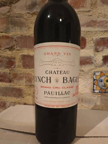 1980 Chateau Lynch Bages - Pauillac 5ème Grand Cru Classé -, Nieuw