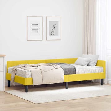 vidaXL Hoekbedframe met Matras Anders met hoofdeinde 2 st, Huis en Inrichting, Slaapkamer | Bedden, Verzenden, Nieuw