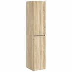 vidaXL Wandgemonteerde Badkamerkast Sonoma Eiken 33 x 34,5 x, Maison & Meubles, Tables | Coiffeuses, Verzenden