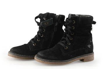 Bo Bell Veterboots Meisjes in maat 26 Zwart, Verzenden, Schoenen